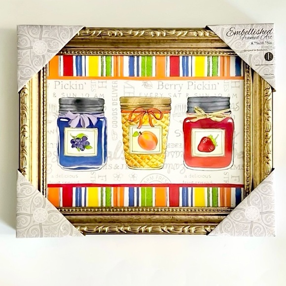 Golden Ornate Canvas Wall Art / Decor - Picture 1 of 3